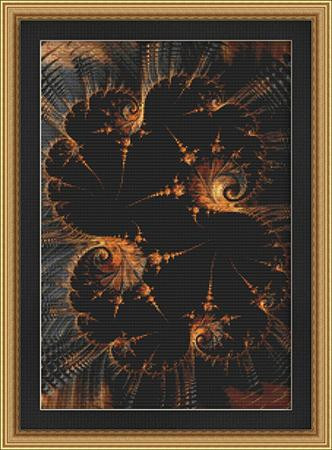 Fractal No. 142 Cross Stitch Pattern / Stitchx Craft Designs