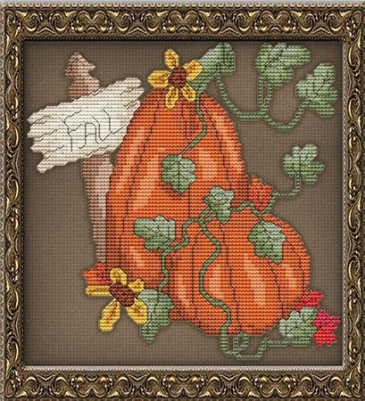 Fall Pumpkin Cross Stitch Pattern / Stitchx Craft Designs