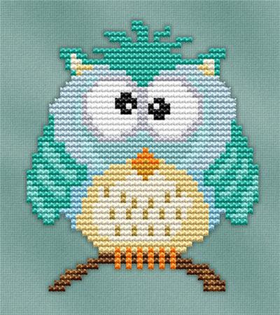 Romeo Owl Cross Stitch / Stitchx Craft Designs