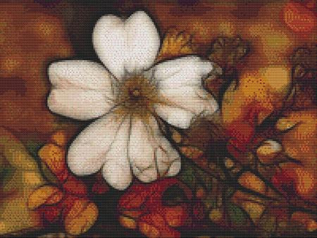 Fall Flower Cross Stitch / Stitchx Craft Designs
