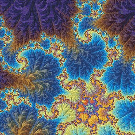 Fractal Art XS Pattern No 4001 / Stitchx Craft Designs