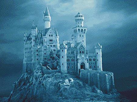 Fantasy Castle No. 3 Cross Stitch Pattern / Stitchx Craft Designs