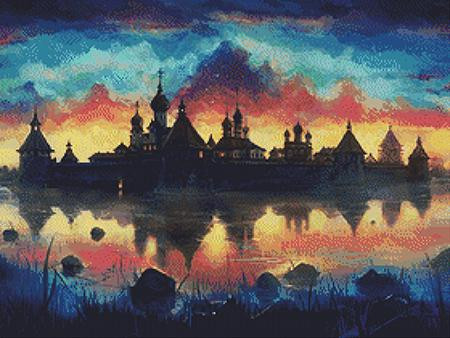 Fantasy Castle No. 6 Cross Stitch Pattern / Stitchx Craft Designs