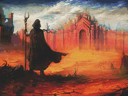 Fantasy Castle No. 7 Cross Stitch Pattern / Stitchx Craft Designs