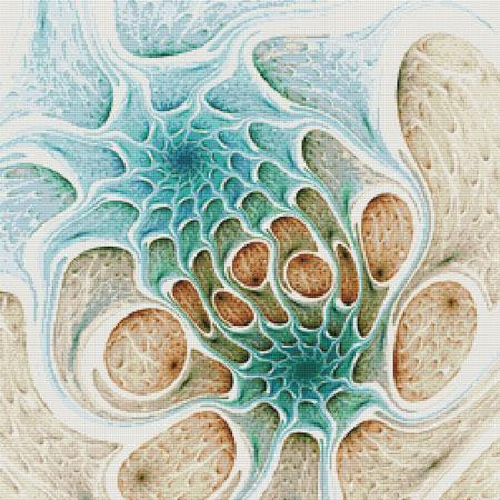 Sea Creatures Fractal Cross Stitch Design / Stitchx Craft Designs