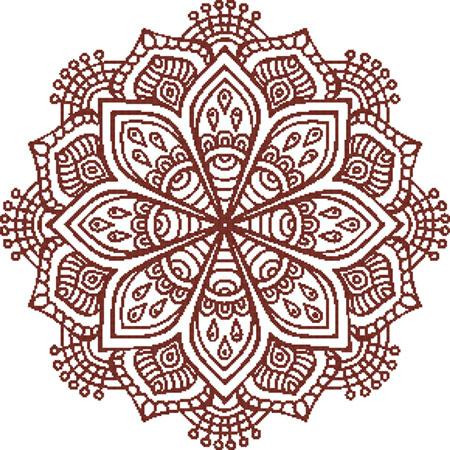 Elegant Medallion #3 Cross Stitch Pattern / Stitchx Craft Designs