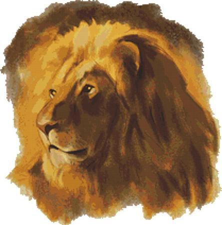 King Of The Jungle Cross Stitch Pattern / Stitchx Craft Designs