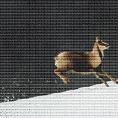 Snow Deer Cross Stitch Pattern / Stitchx Craft Designs