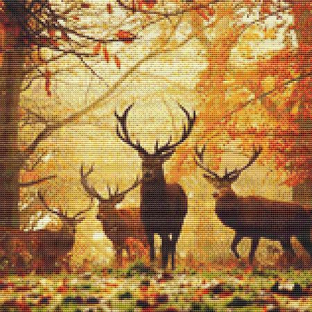 Stag Herd Cross Stitch Pattern / Stitchx Craft Designs