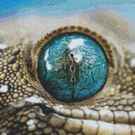 Reptile Eye Cross Stitch Pattern / Stitchx Craft Designs