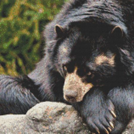Resting Bear Cross Stitch Pattern / Stitchx Craft Designs