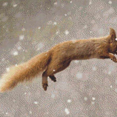 Leaping Squirrel Cross Stitch Pattern / Stitchx Craft Designs