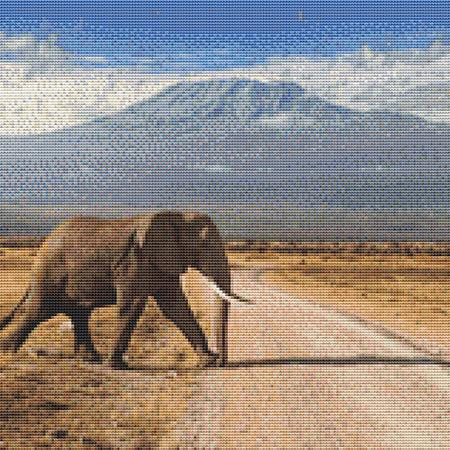 Elephant Crossing Cross Stitch Pattern / Stitchx Craft Designs