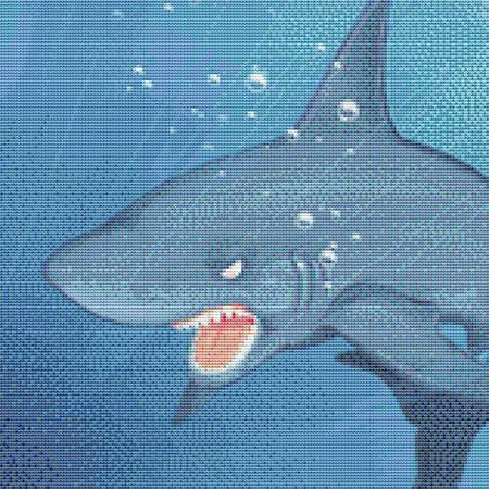 Cute Shark Cross Stitch Pattern / Stitchx Craft Designs