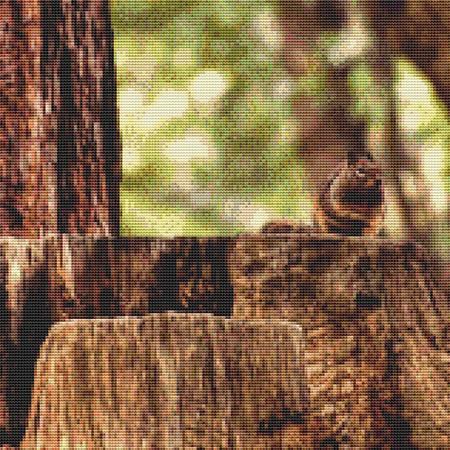 Treetop Squirrel Cross Stitch Pattern / Stitchx Craft Designs