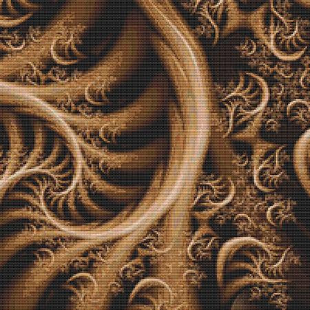 Fractal 207 Cross Stitch Pattern / Stitchx Craft Designs