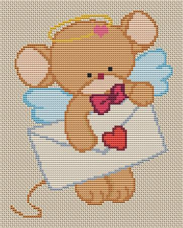 Valentine Mouse 5 Cross Stitch Pattern / Stitchx Craft Designs