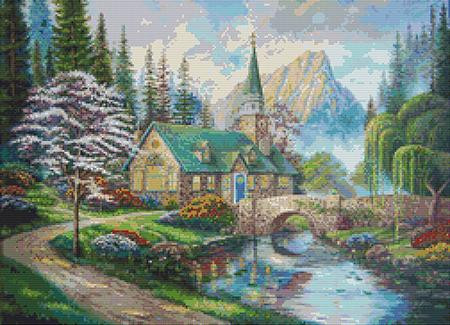 Church In The Forest / Stitchx Craft Designs