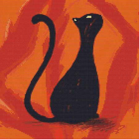 Sophisticated Cat Cross Stitch Pattern / Stitchx Craft Designs