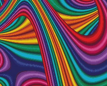 Twisting Rainbows Cross Stitch Pattern / Stitchx Craft Designs