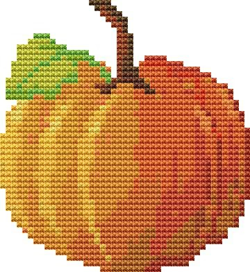 Pumpkin Cross Stitch Pattern / Stitchx Craft Designs