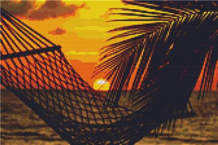 Hammock At Sunset / Stitchx Craft Designs