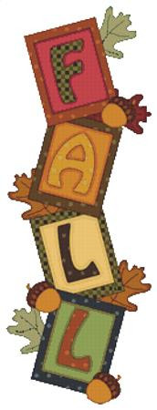 Fall Banner Cross Stitch / Stitchx Craft Designs