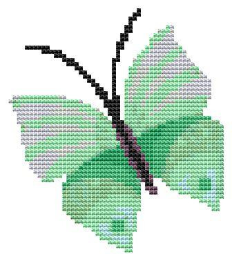 Butterfly 9 Cross Stitch Pattern / Stitchx Craft Designs