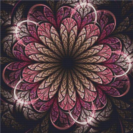 Fractal 102801 Cross Stitch Pattern / Stitchx Craft Designs