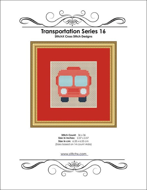 Transportation Series 16 Cross Stitch Pattern / Stitchx Craft Designs