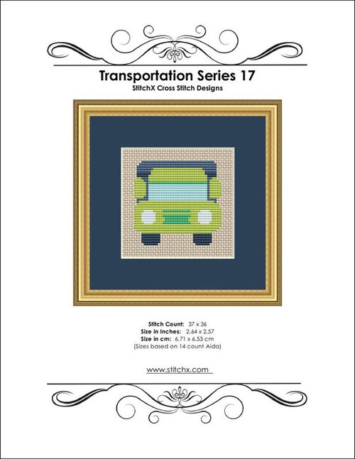 Transportation Series 17 Cross Stitch Pattern / Stitchx Craft Designs