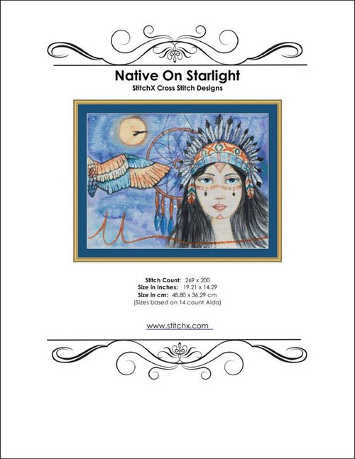 Native On Starlight Cross Stitch Pattern / Stitchx Craft Designs
