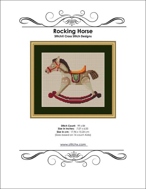 Rocking Horse Cross Stitch Pattern / Stitchx Craft Designs
