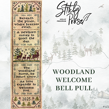 Woodland Welcome Bellpull / Stitchy Prose