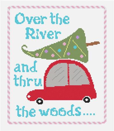 "Over The River" / Stitchyfish Designs