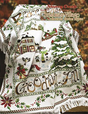 Christmas Village Collectors' Series Afghan / Stoney Creek