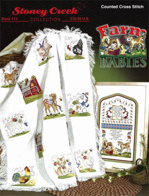 Farm Babies Afghan & Sampler / Stoney Creek