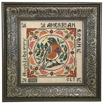Birdie & Berries - American Robin / Tellin Emblem