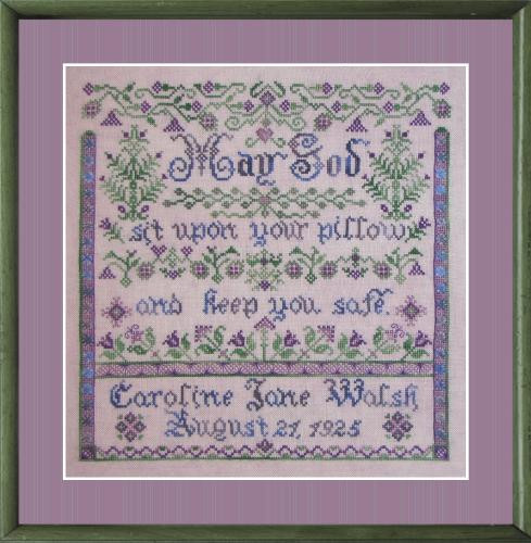 Bedtime Blessing Birth Sampler / Tempting Tangles