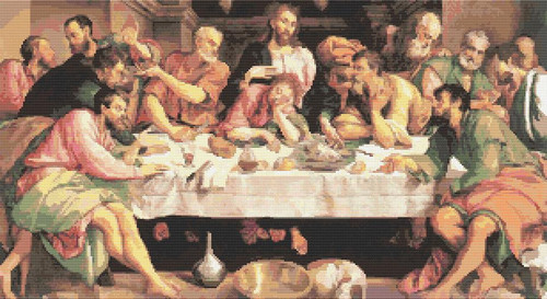 The Last Supper By Jacopo Bassano / The Art Of Stitch