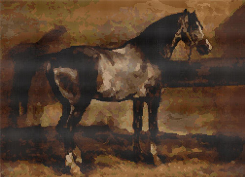 Gray Horse / The Art Of Stitch