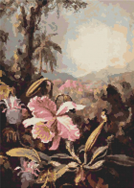 Orchids And Passion Flowers / The Art Of Stitch