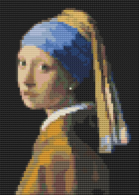 The Girl With The Pearl Earring (Mini Chart) / The Art Of Stitch