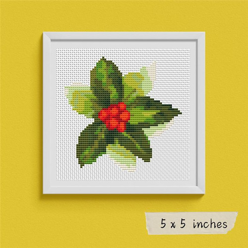 Christmas Holly (Mini Chart) / The Art Of Stitch