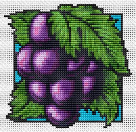 Garden Series: Luscious Grapes / The Art Of Stitch