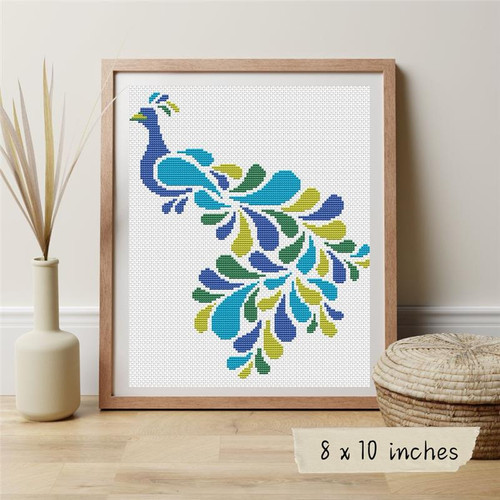 Abstract Peacock / The Art Of Stitch