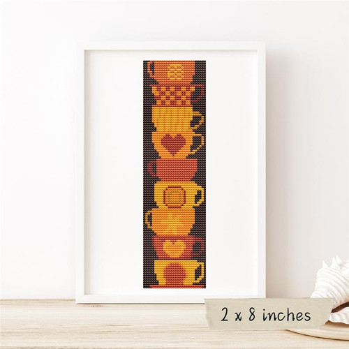 Stack Of Cups (Bookmark Chart) / The Art Of Stitch