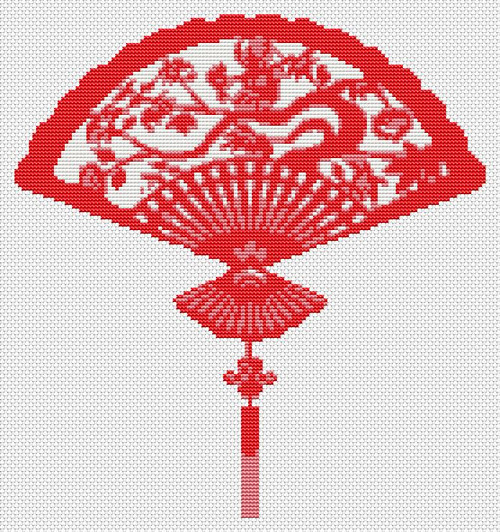 Oriental Fan / The Art Of Stitch