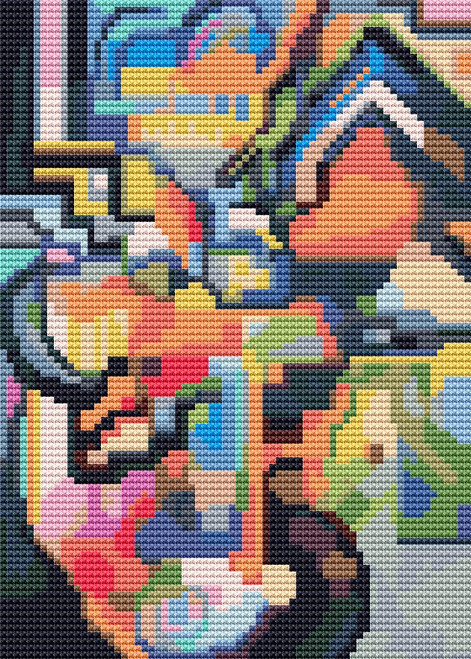 Colored Composition Homage (Mini Chart) / The Art Of Stitch