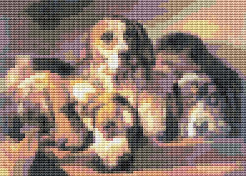 French Hounds (Mini Chart) / The Art Of Stitch
